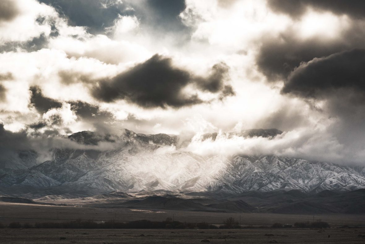 Tian Shan Mountains in Kazakhstan just over the border from China.