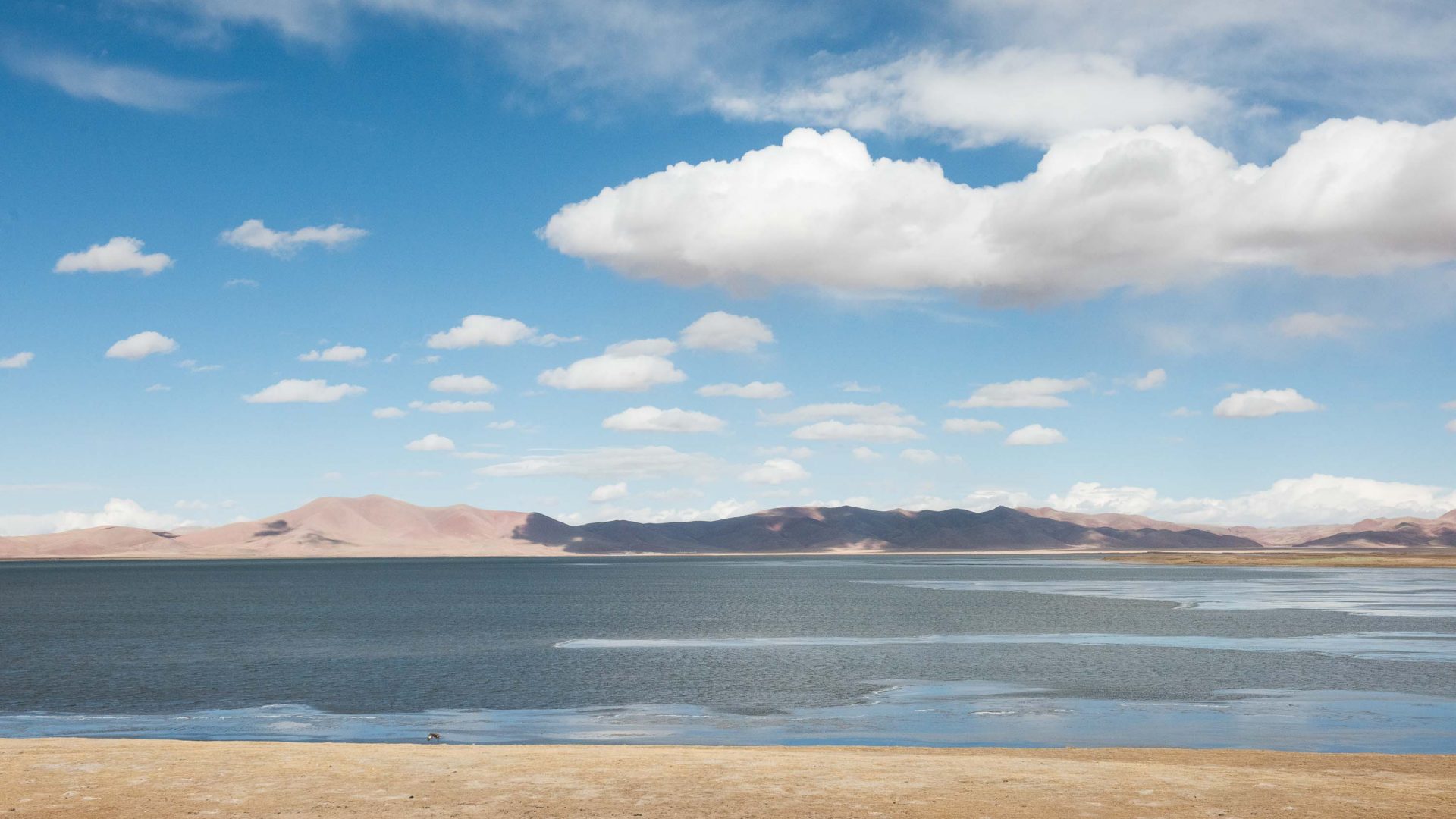 The spectacular scenes of the Qinghai plateau, also known as the Tibetan Plateau.