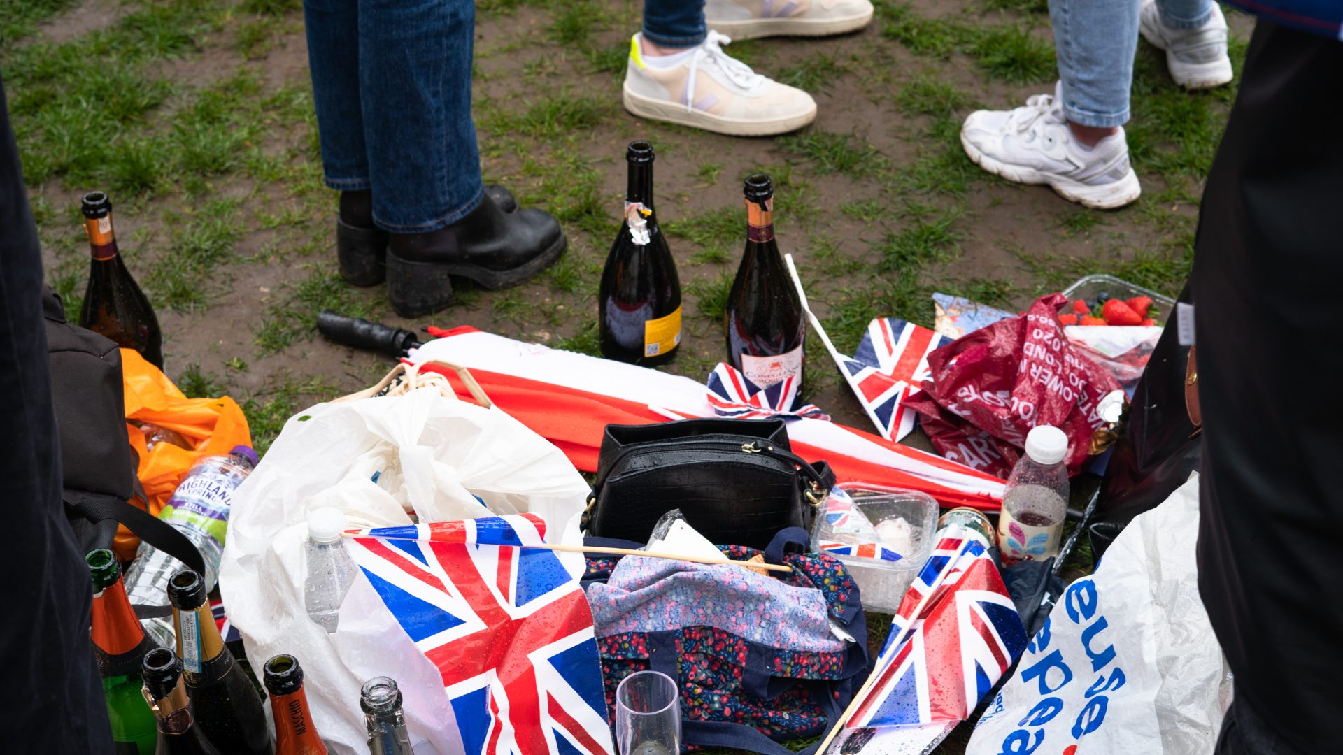 A close-up of a picnic.