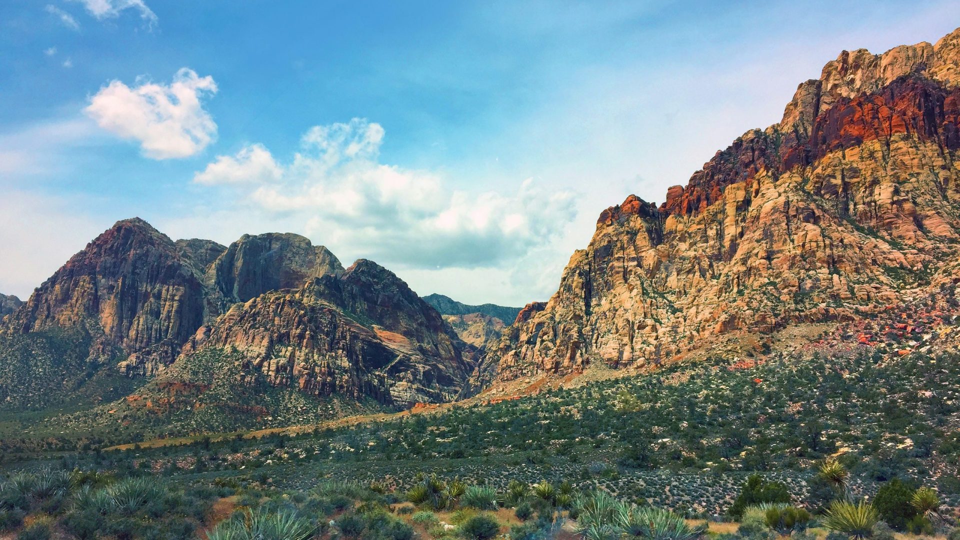 Western mojave desert just outside Las Vegas